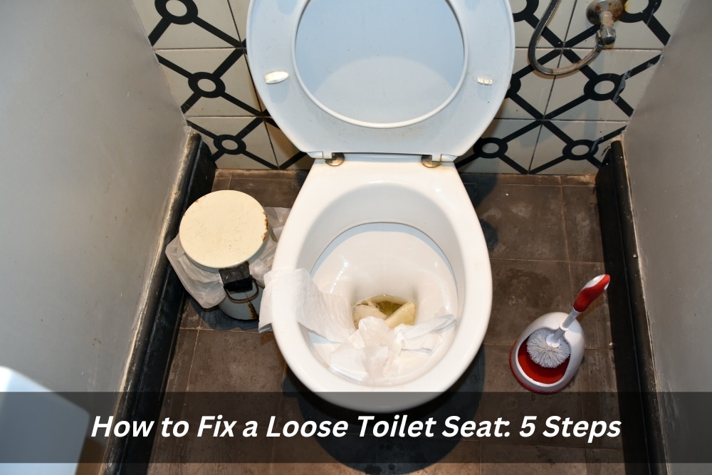 Image presents How to Fix a Loose Toilet Seat 5 Steps